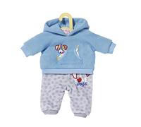 Dolly Moda Jogging Bleu pour Poupée de 39 à 46 cm - Motifs Canins - pour les Petites Mains, Jeu Créatif Suscite l'Empathie et Développe les Aptitudes Sociales, à Partir de 3 ans - Haut à Capuche et Bas