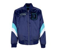 Dolly Noire, Homme, Vestes, Bleu, Taille: XL Navy Satin Bomber Jacket Men's