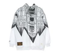 Dolly Noire - Oversized Sweat à capuche Blanc/gris - Homme - Sweatshirts et sweats à capuche - Blanc - Taille: XS