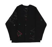 Dolly Noire - Rayquaza Cardigan Kimono - Homme - Pulls - Noir - Taille: S