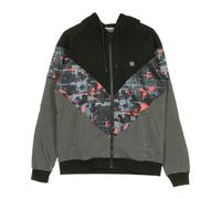 Dolly Noire - Sweat à Capuche à Glissière Noir Glitch Camo - Homme - Sweatshirts et sweats à capuche - Multicolore - Taille: S