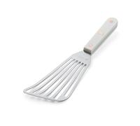Dolly Parton Spatule flexible - Tête fendue en acier inoxydable avec détails papillon, bord biseauté pour retourner, poignée à triple rivetage, passe au lave-vaisselle, parfaite pour le poisson, les
