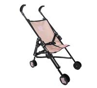 Dolly Tots Poussette simple | Poussette pour poupée jouet | Poussette pour poupée pour enfants | Poussette pliable pour jeux de rôle | À partir de 2 ans