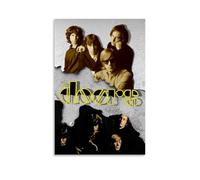 DOLNJUH Impression sur toile pour album de musique The Doors Amazing Singer - Décoration murale pour chambre à coucher - 20 x 30 cm - Style sans cadre