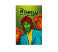 DOLNJUH Impression sur toile pour album de musique The Doors Amazing Singer - Décoration murale pour chambre à coucher - 40 x 60 cm - Style sans cadre