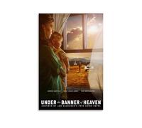 DOLNJUH Impression sur toile « Under The Banner of Heaven » - Décoration murale - Décoration murale - Décoration murale - Pour chambre à coucher - 60 x 90 cm - Style sans cadre