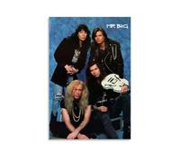 DOLNJUH Mr. Big Amazing Singer Couverture d'album de musique sur toile Décoration murale Décoration pour chambre à coucher 30 x 45 cm