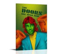 DOLNJUH The Doors - Impression sur toile pour album de musique - Décoration murale - Pour chambre à coucher - 60 x 90 cm - Style cadre