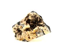 DOLOMITE + CALCITE - Pierre Naturelle en Provenance de France, Anduze, Gard, Occitanie Roche sédimentaire, minéralogie, cristallin 3641.0 ct - Certificat d'Authenticité Inclus 115 x 80 x 80 mm G
