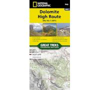 Dolomite High Route Map [Alta Via 1] Map