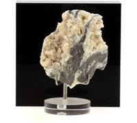 DOLOMITE - Pierre Naturelle en Provenance de France, Anduze, Gard, Occitanie - Cristal de guérison et de relaxation, décoration intérieure - 468.1 ct - Certificat d'Authenticité Inclus 58 x 31 x 49 mm