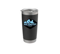 Dolomites Mountains Peak Italie Gobelet isotherme en acier inoxydable double paroi
