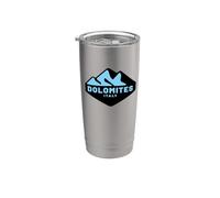 Dolomites Mountains Peak Italie Gobelet isotherme en acier inoxydable double paroi