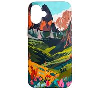 Dolomites Nature Italie Art Coque pour iPhone 16 Plus