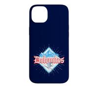 Dolomites Tirol Sud Rétro Skieur Vintage Ski Souvenir Coque pour iPhone 14 Plus