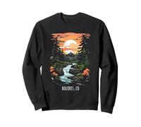 Dolores Colorado USA Scenic Mountain Sunset Style rétro Sweatshirt