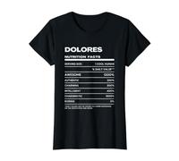 Dolores Valeur Nutritive Nom Drôle T-Shirt Graphique avec Valeur