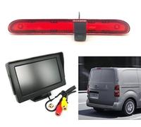 Dolphin Automotive Caméra de recul avec feu stop haut niveau pour Peugeot Expert et Citroën Dispatch à partir de 2016 (caméra avec moniteur de tableau de bord de 10,9 cm)