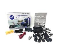 Dolphin Automotive VPS450 Kit de capteur de stationnement arrière pour camionnette arrière, 4 capteurs avec extensions, alertes visuelles LED et audio (noir mat)