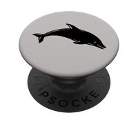 Dolphin Beach Vacation Tropical Trip Dauphins PopSockets PopGrip Adhésif