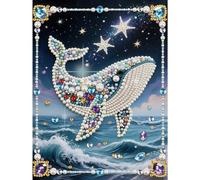 Dolphin C Kit de perlage partiel 5D pour adultes