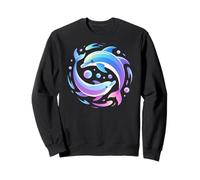 Dolphin Colorful Sea Ocean Animal Fish Dolphin Sweatshirt