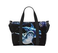 Dolphin Earth Grand sac de sport léger de 40,6 cm pour voyage, sport, hôpital, Noir , Taille unique
