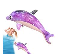 Dolphin Float - Flotteur pour piscine à dauphin, animaux gonflables pour la piscine | flotteur en dauphin étoilé | Décorations aquatiques, animaux marins gonflables i
