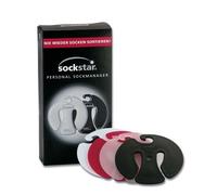 Dolphin Innovations GmbH Sock Star Clips Black & White - Family Pack = 20 Clips en 4 Couleurs de Design