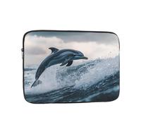 Dolphin Jumping Printing Sacoche pour ordinateur portable 15" Accessoire indispensable pour les trajets et le bureau