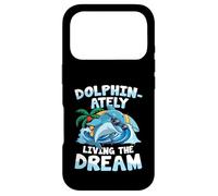 Dolphin Living The Dream Coque pour iPhone 17 Pro