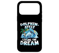 Dolphin Living The Dream Coque pour iPhone 17 Pro Max