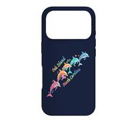 Dolphin Lover Oak Island NC Family Beach Vacances Coque pour iPhone 17 Pro
