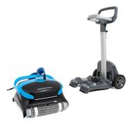 Dolphin Nautilus CC Plus Robot Aspirateur Piscine Hors-Sol Jusqu’à 12 m avec Caddy du Transport, Cycle de Nettoyage 120 Min, Système de Filtration Fine