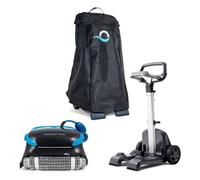 Dolphin Nautilus CC Plus Robot Piscine Fond et Parois, Piscines Jusqu’à 12 m avec Caddy du Transport et Housse de Protection Classique, Nettoyage programmable, Cycle Nettoyage 120 Min