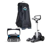 Dolphin Nautilus CC Supreme Robot Nettoyeur électrique avec Fil pour Piscine Hors-Sol Jusqu’à 15 m avec Caddy du Transport et Housse de Protection Classique