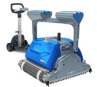 dolphin - robot electrique de piscine fond, parois et ligne d'eau avec chariot - ms4