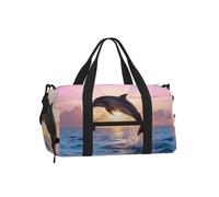 Dolphin Sunrise Jump Sac de sport avec compartiment à chaussures