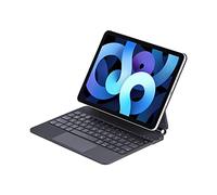 Dolpking Étui clavier pour iPad 10e génération 2022, étui clavier magique pour iPad 10e génération avec pavé tactile multi-touch, support en porte-à-faux flottant, touches rétroéclairées