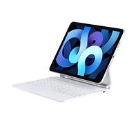 Dolpking Étui clavier pour iPad 10e génération 2022, étui clavier magique pour iPad 10e génération avec pavé tactile multi-touch, support en porte-à-faux flottant, touches rétroéclairées