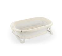 Dolu Baignoire pliable pour bébé - Design compact et pratique pour les tout-petits - Relax Beige - Facile à ranger, sûre et confortable pour les bébés