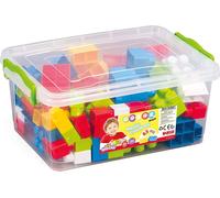 Dolu Big couleur empiler des blocs dans une boîte en plastique (85 pièces)