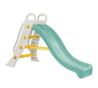 Dolu Grand toboggan de jardin avec fontaine pour enfants à partir de 2 ans 2 en 1 grande échelle et toboggan autoportant pour enfants, équipement de jeu intérieur et extérieur pour enfants (blanc)