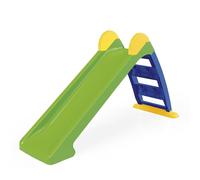 Dolu Premier Jardin Slides Médium Échelle Bleue et GreenSlope Pliable Utilisation Intérieur-Extérieur Toboggan d'Escalade pour Tout-Petits