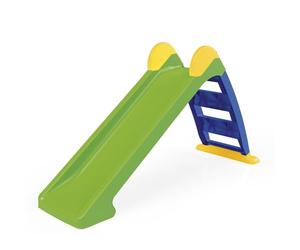 Dolu Premier Jardin Slides Médium Échelle Bleue et GreenSlope Pliable Utilisation Intérieur-Extérieur Toboggan d'Escalade pour Tout-Petits