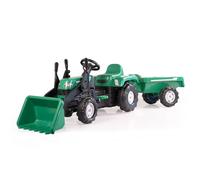 Dolu Ranchero Tracteur & Scoop Ride on Green pour Enfants à partir de 3 Ans Tracteur Jouet pour Enfants Jardin Ride Sur Toddler Pelleteuse Enfants Tracteurs Pédale Assis
