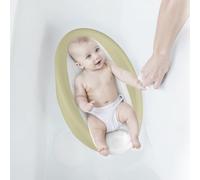 Dolu Support de bain pour bébé - Antidérapant, confortable et sûr - Vert écologique - Support de bain parfait pour les nouveau-nés et les nourrissons