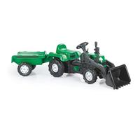 Dolu Tracteur à pédales avec remorque et pelleteuse Vert