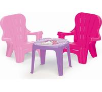 Dolu Unicorn Pink Table With Chairs