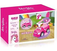 Dolu Unicorn Walking Car With Handlebar Rose